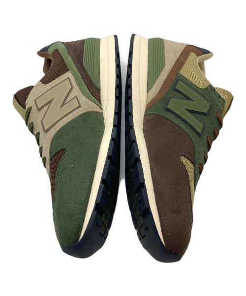 NEW BALANCE（ニューバランス）NEW BALANCE (ニューバランス) BEAMS (ビームス) GORE-TEX スニーカー　996  グリーン×ブラウン サイズ:US 9.5の古着・服飾アイテム