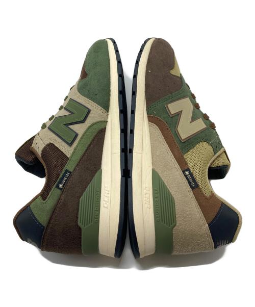 NEW BALANCE（ニューバランス）NEW BALANCE (ニューバランス) BEAMS (ビームス) GORE-TEX スニーカー　996  グリーン×ブラウン サイズ:US 9.5の古着・服飾アイテム