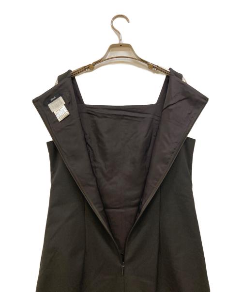 Rene（ルネ）Rene (ルネ) ノースリーブバルーンワンピース ブラウン サイズ:36の古着・服飾アイテム