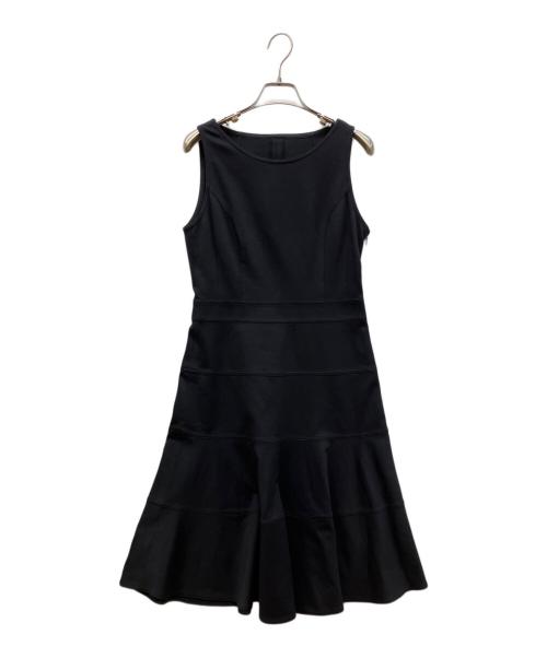 Rene（ルネ）Rene (ルネ) ノースリーブタックワンピース ブラック サイズ:36の古着・服飾アイテム