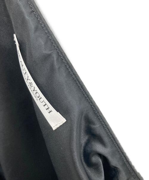 BEAUTY&YOUTH（ビューティーアンドユース）BEAUTY&YOUTH (ビューティーアンドユース) キルティングノーカラーコート ブラック サイズ:Sの古着・服飾アイテム