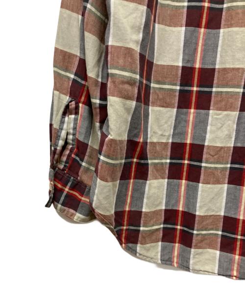 ARROW（アロー）ARROW (アロー) 60sヴィンテージチェックシャツ レッド サイズ:XLの古着・服飾アイテム