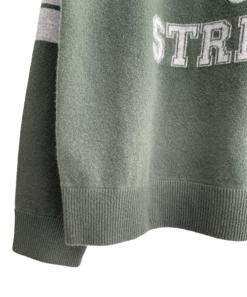 PLUS PLUS（プラスプラス）PLUS PLUS (プラスプラス) カシミヤニット カーキ サイズ:FREEの古着・服飾アイテム