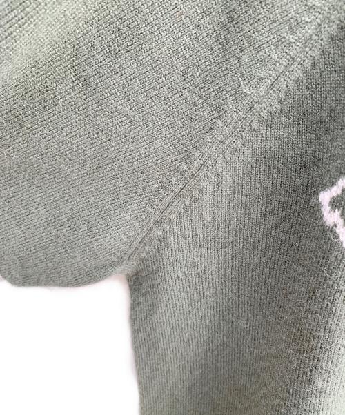 PLUS PLUS（プラスプラス）PLUS PLUS (プラスプラス) カシミヤニット カーキ サイズ:FREEの古着・服飾アイテム