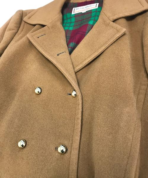 Yves Saint Laurent（イヴサンローラン）Yves Saint Laurent (イヴサンローラン) 金釦ショート丈Pコート ブラウン サイズ:Mの古着・服飾アイテム