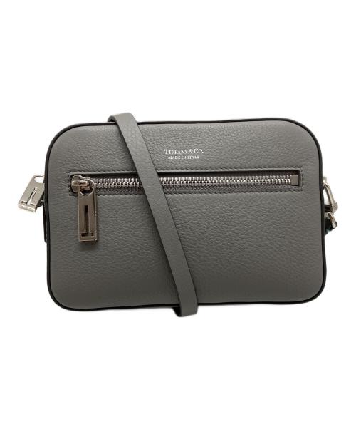 TIFFANY & Co.（ティファニー）TIFFANY & Co. (ティファニー) ロゴショルダーバッグ グレーの古着・服飾アイテム