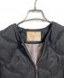 Maglie le cassetto (マーリエ ル カセット) ループ刺繍キルティングブルゾン　中綿ジャケット　アウター ブラック サイズ:9：10000円