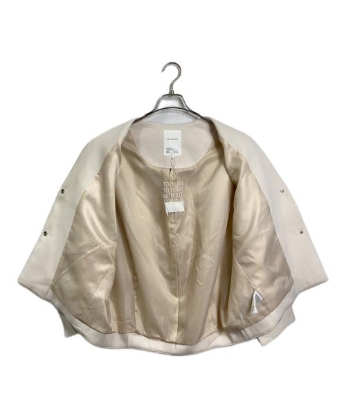 ELENDEEK（エレンディーク）ELENDEEK (エレンディーク) FORM SHORT CT  ファームショートジャケット　アウター　ライトアウター　セレモニー アイボリー サイズ:FREEの古着・服飾アイテム