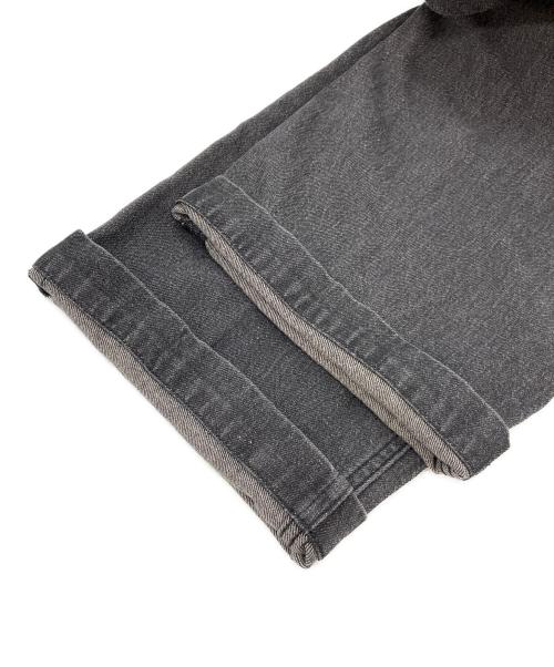 PWA（プア）PWA (プア) Linen Mix Denim Trousers ブラック サイズ:Lの古着・服飾アイテム