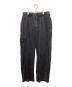 PWA（プア）の古着「Linen Mix Denim Trousers」｜ブラック