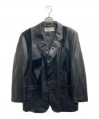 BALMAINバルマン）の古着「ラムレザージャケット」｜ブラック