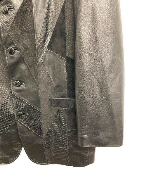 BALMAIN（バルマン）BALMAIN (バルマン) ラムレザージャケット ブラック サイズ:50の古着・服飾アイテム