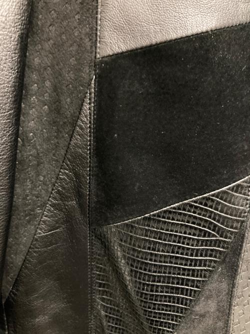 BALMAIN（バルマン）BALMAIN (バルマン) ラムレザージャケット ブラック サイズ:50の古着・服飾アイテム