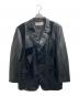 BALMAIN（バルマン）の古着「ラムレザージャケット」｜ブラック