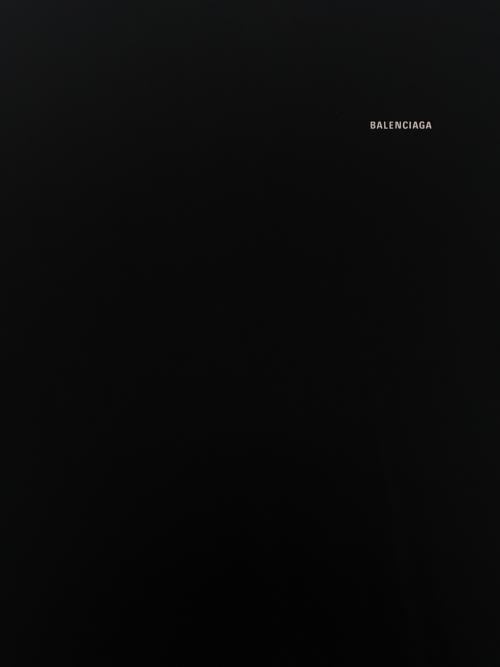 BALENCIAGA（バレンシアガ）BALENCIAGA (バレンシアガ) ロゴプリントTシャツ ブラック サイズ:Lの古着・服飾アイテム