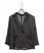 JOURNAL STANDARDジャーナルスタンダード）の古着「シアーリネンカールマイヤージャケット」｜ブラック