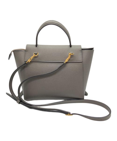 CELINE（セリーヌ）CELINE (セリーヌ) 2WAYショルダーバッグ グレーの古着・服飾アイテム