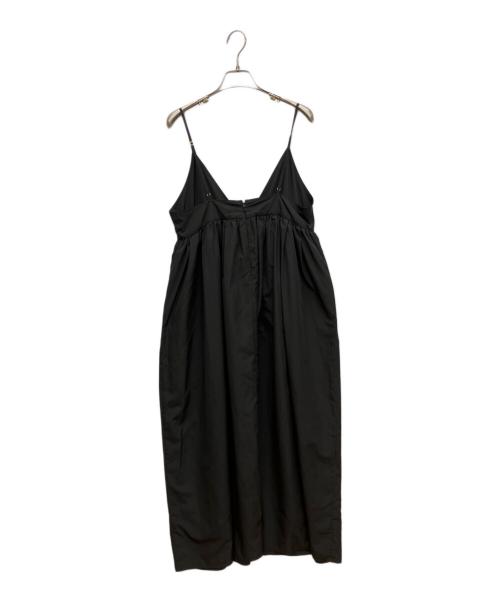 SLOBE IENA（スローブ イエナ）SLOBE IENA (スローブ イエナ) タフタギャザーキャミワンピース ブラック サイズ:38の古着・服飾アイテム