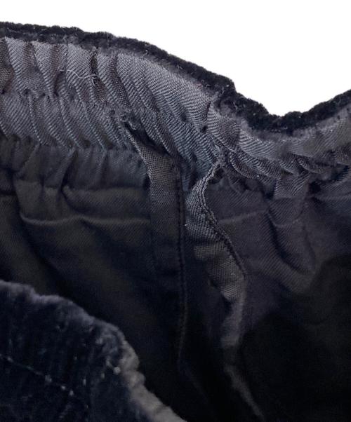 CABAN（キャバン）CABAN (キャバン) ソフトべロアエンブロイダリーパンツ ブラック サイズ:Freeの古着・服飾アイテム