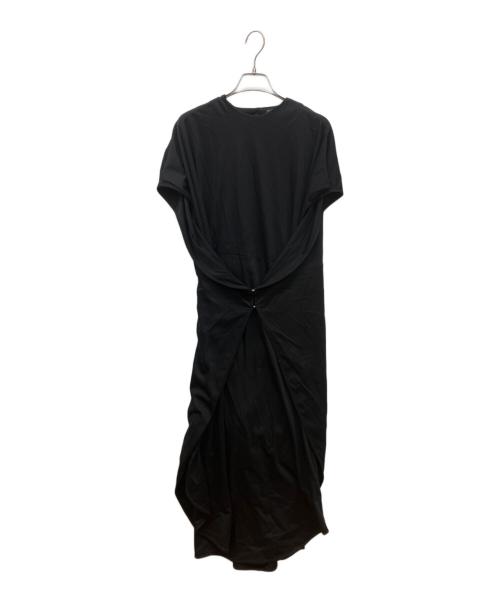 PHOTOCOPIEU（フォトコピュー）PHOTOCOPIEU (フォトコピュー) SPURSHOP ジャージドレス ブラック サイズ:ＴＵ 未使用品の古着・服飾アイテム