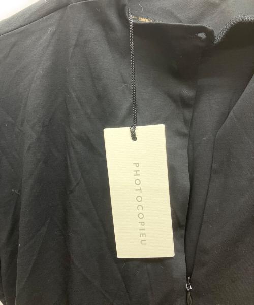 PHOTOCOPIEU（フォトコピュー）PHOTOCOPIEU (フォトコピュー) SPURSHOP ジャージドレス ブラック サイズ:ＴＵ 未使用品の古着・服飾アイテム