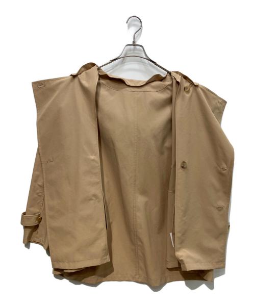 VACHEMENT（ヴァシュモン）VACHEMENT (ヴァシュモン) リサイクルシェルタフタショートトレンチ ベージュ サイズ:Fの古着・服飾アイテム
