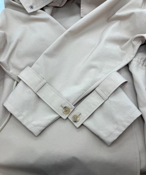 VACHEMENT（ヴァシュモン）VACHEMENT (ヴァシュモン) リサイクルシェルタフタショートトレンチ ベージュ サイズ:Fの古着・服飾アイテム