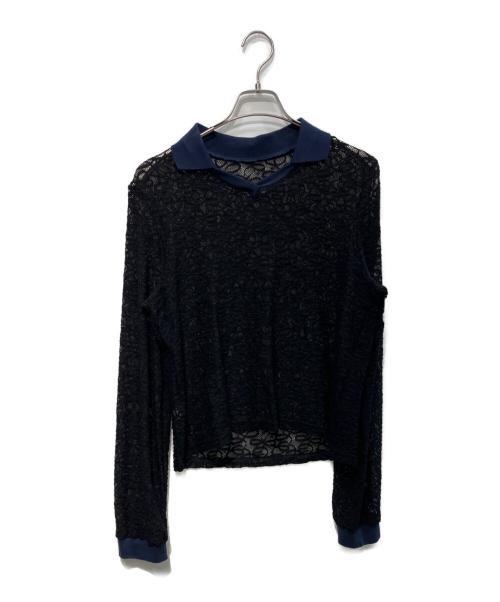 SIMONE WILD（シモーネワイルド）SIMONE WILD (シモーネワイルド) LACE TRIKOT L/S ブラック サイズ:Mの古着・服飾アイテム