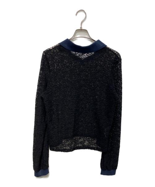 SIMONE WILD（シモーネワイルド）SIMONE WILD (シモーネワイルド) LACE TRIKOT L/S ブラック サイズ:Mの古着・服飾アイテム