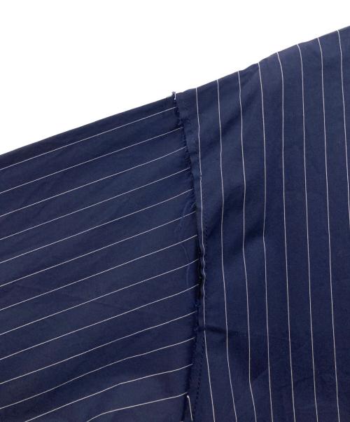 CITYSHOP（シティショップ）CITYSHOP (シティショップ) SUPIMA COTTON クレリック ストライプ長袖シャツ ネイビー サイズ:-の古着・服飾アイテム