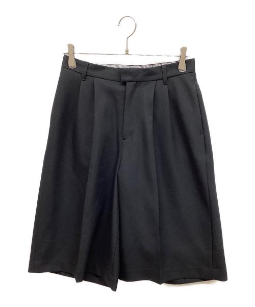 CITYSHOP（シティショップ）CITYSHOP (シティショップ) TACK HALF PANTS　タックハーフパンツ ブラック サイズ:38の古着・服飾アイテム
