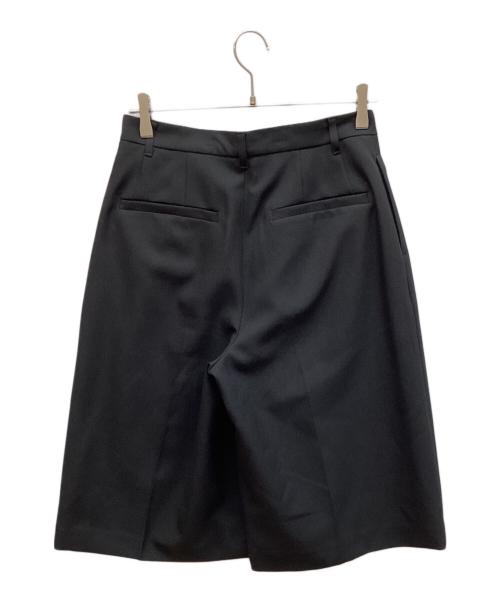 CITYSHOP（シティショップ）CITYSHOP (シティショップ) TACK HALF PANTS　タックハーフパンツ ブラック サイズ:38の古着・服飾アイテム