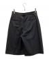 CITYSHOP (シティショップ) TACK HALF PANTS　タックハーフパンツ ブラック サイズ:38：6000円