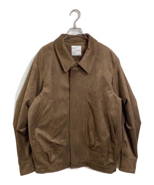 CITYSHOP（シティショップ）CITYSHOP (シティショップ) フェイクスウェードジャケット　レザージャケット ブラウン サイズ:FREEの古着・服飾アイテム