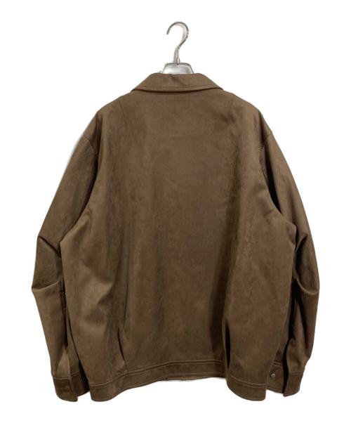 CITYSHOP（シティショップ）CITYSHOP (シティショップ) フェイクスウェードジャケット　レザージャケット ブラウン サイズ:FREEの古着・服飾アイテム