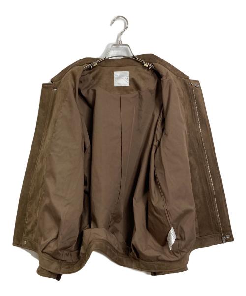 CITYSHOP（シティショップ）CITYSHOP (シティショップ) フェイクスウェードジャケット　レザージャケット ブラウン サイズ:FREEの古着・服飾アイテム