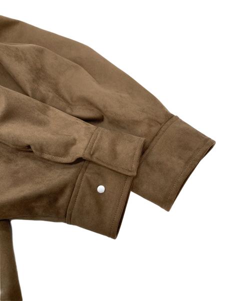 CITYSHOP（シティショップ）CITYSHOP (シティショップ) フェイクスウェードジャケット　レザージャケット ブラウン サイズ:FREEの古着・服飾アイテム