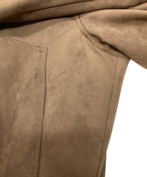 CITYSHOP（シティショップ）CITYSHOP (シティショップ) フェイクスウェードジャケット　レザージャケット ブラウン サイズ:FREEの古着・服飾アイテム
