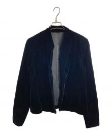 CITYSHOP（シティショップ）の古着「THE MOOD VELVET ジャケット　ザ ムード ベルベット　アウター　ライトアウター　セレモニー」｜ブラック