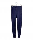 SEEALLシーオール）の古着「RIB パンツ　日本製」｜ネイビー