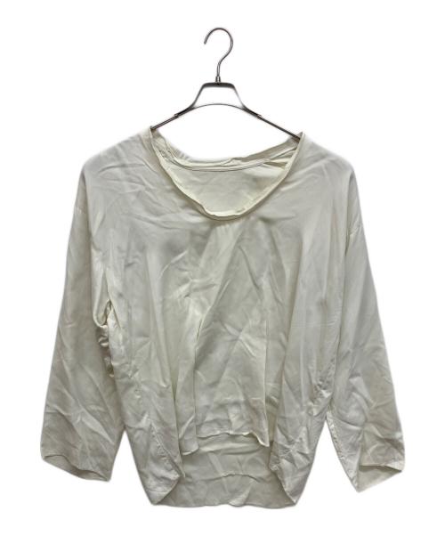 CITYSHOP（シティショップ）CITYSHOP (シティショップ) DRAPE NECKカットソー アイボリー サイズ:FREEの古着・服飾アイテム