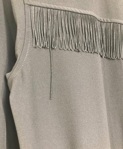 Needles（ニードルズ）Needles (ニードルズ) CITYSHOP (シティショップ) フリンジジャンプスーツ　オールインワン　つなぎ　日本製 ブラック サイズ:Sの古着・服飾アイテム