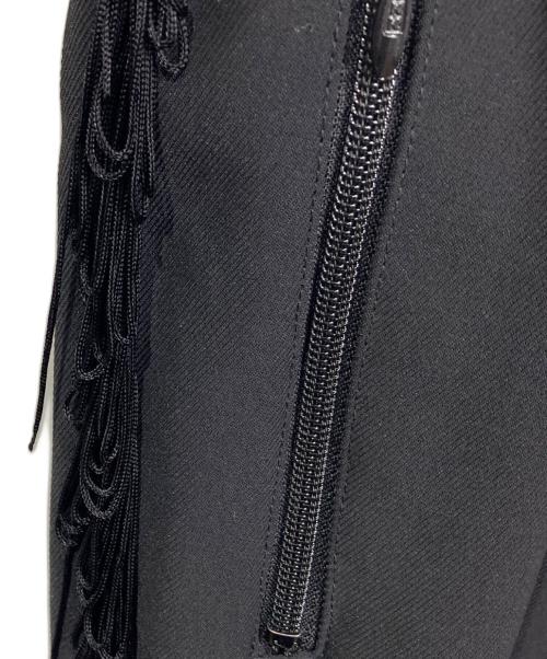 Needles（ニードルズ）Needles (ニードルズ) CITYSHOP (シティショップ) フリンジジャンプスーツ　オールインワン　つなぎ　日本製 ブラック サイズ:Sの古着・服飾アイテム