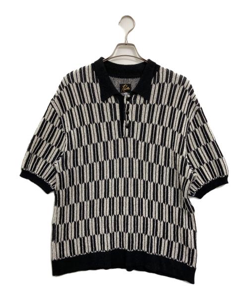 Needles（ニードルズ）Needles (ニードルズ) POLO SWEATER - ARROW ブラック×ホワイト サイズ:Mの古着・服飾アイテム