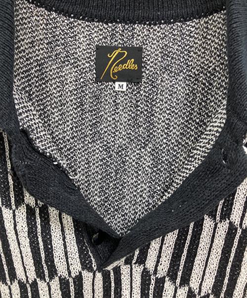Needles（ニードルズ）Needles (ニードルズ) POLO SWEATER - ARROW ブラック×ホワイト サイズ:Mの古着・服飾アイテム