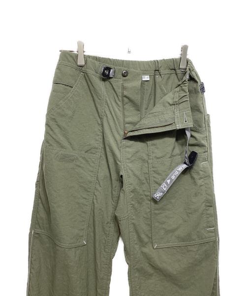 GRAMICCI（グラミチ）GRAMICCI (グラミチ) and wander (アンドワンダー) ナイロンEQTパンツ グリーン サイズ:Sの古着・服飾アイテム