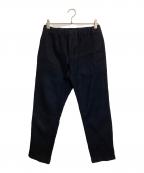 AURALEEオーラリー）の古着「ライトメルトンイージースラックス」｜ブラック