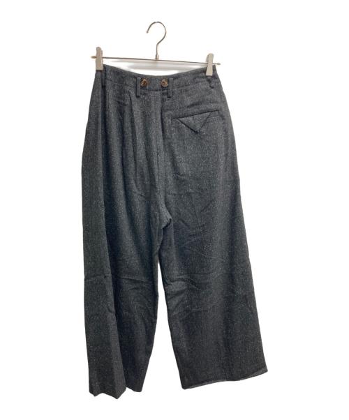 6(ROKU) BEAUTY&YOUTH（ロク ビューティーアンドユース）6(ROKU) BEAUTY&YOUTH (ロク ビューティーアンドユース) ネップパンツ ブラック サイズ:Sの古着・服飾アイテム