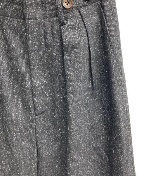 6(ROKU) BEAUTY&YOUTH（ロク ビューティーアンドユース）6(ROKU) BEAUTY&YOUTH (ロク ビューティーアンドユース) ネップパンツ ブラック サイズ:Sの古着・服飾アイテム