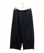 mizuiro-indミズイロインド）の古着「ラップライクイージーパンツ」｜ブラック